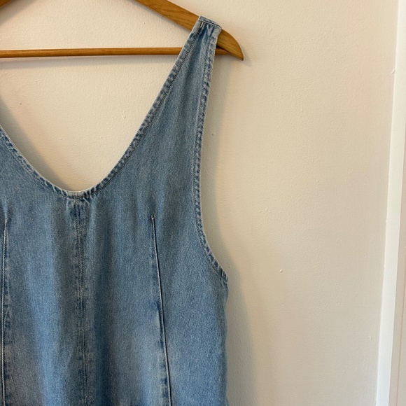 We The Free High Roller Jumpsuit in Light Wash | Size XS - Picture 6 of 14